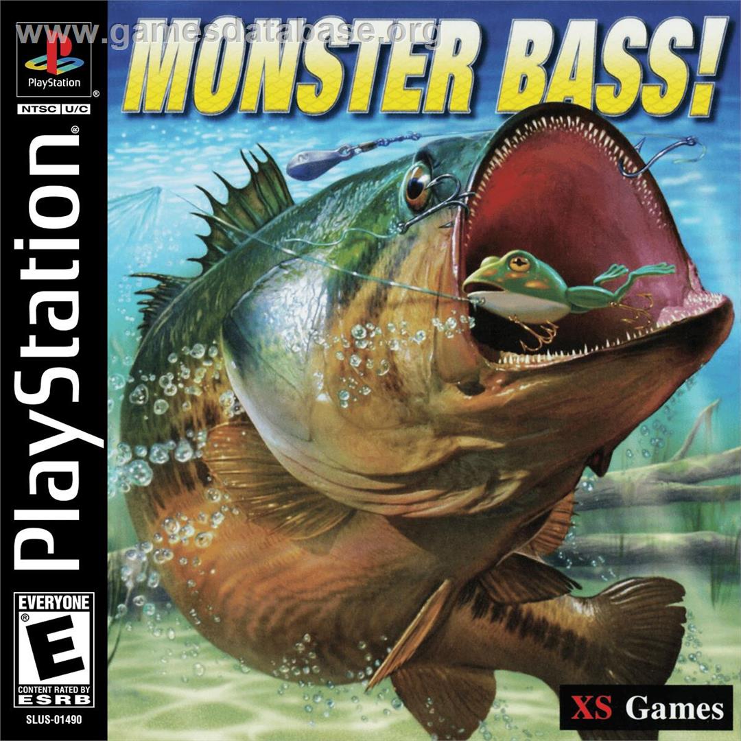 Monster Bass - Sony Playstation - Artwork - Box