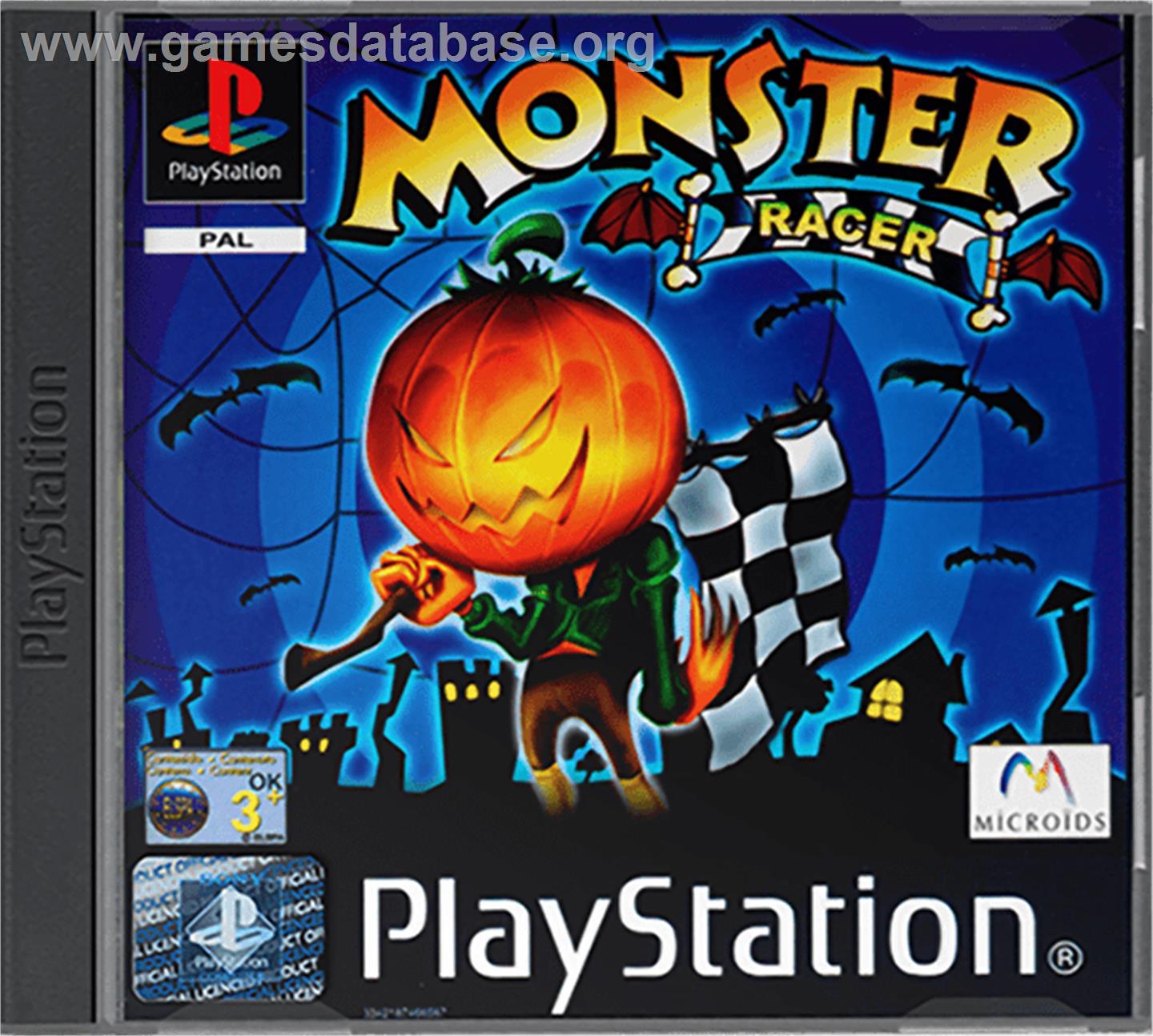 Monster Racer - Sony Playstation - Artwork - Box