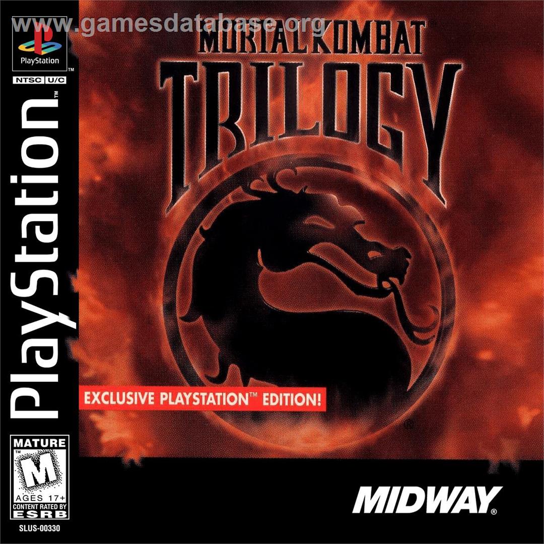 Mortal Kombat Trilogy - Sony Playstation - Artwork - Box