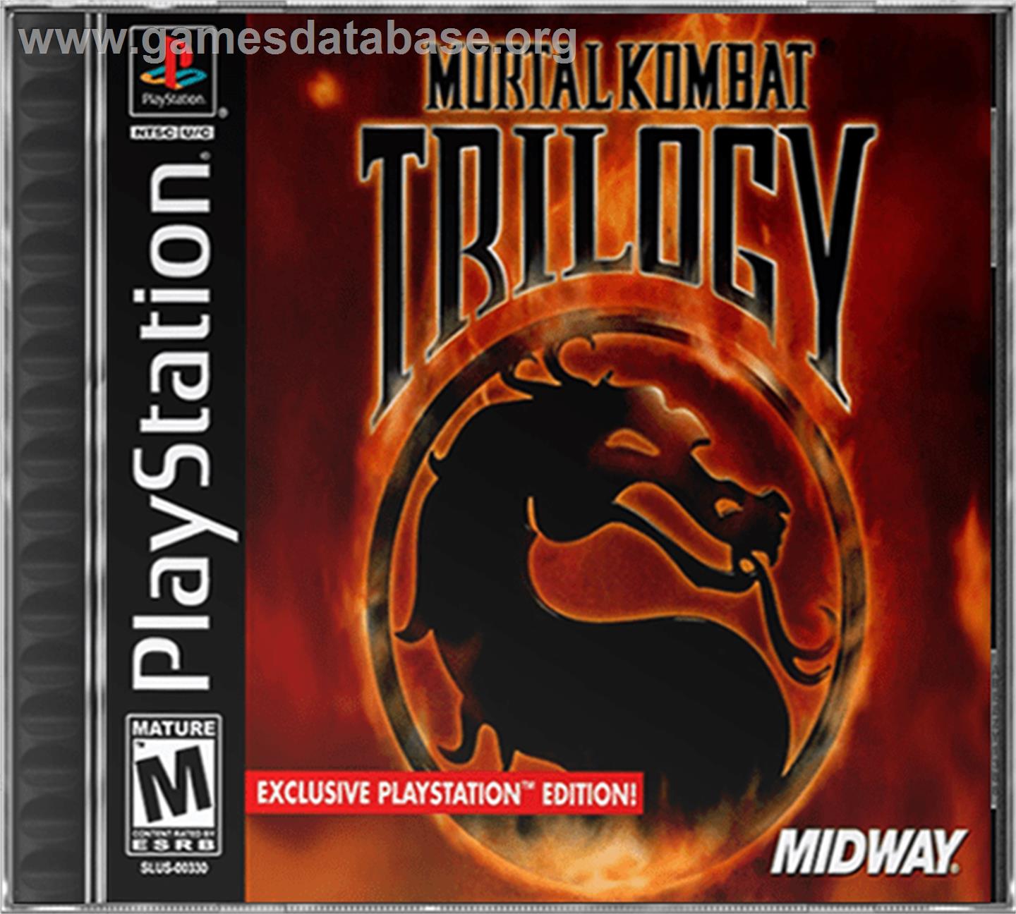 Mortal Kombat Trilogy - Sony Playstation - Artwork - Box