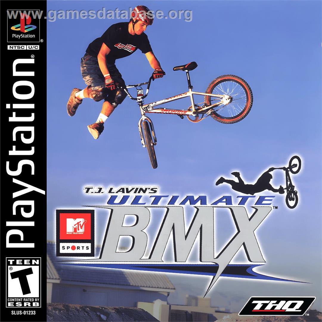 Mtv Sports - T.j. Lavin's Ultimate Bmx - Sony Playstation - Artwork - Box