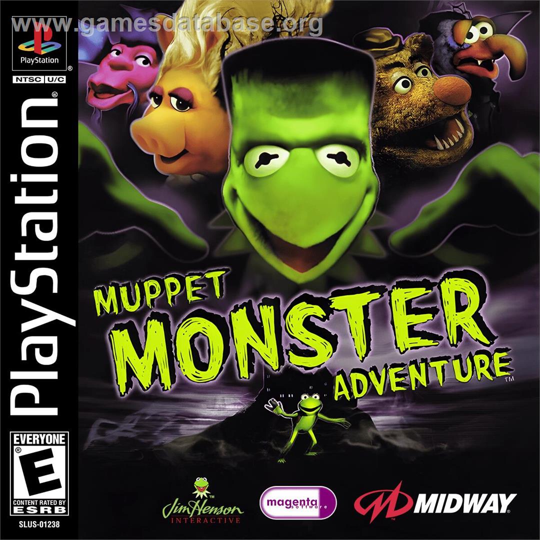Muppet Monster Adventure - Sony Playstation - Artwork - Box