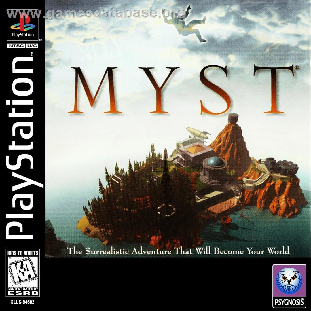 Myst - Sony Playstation - Artwork - Box
