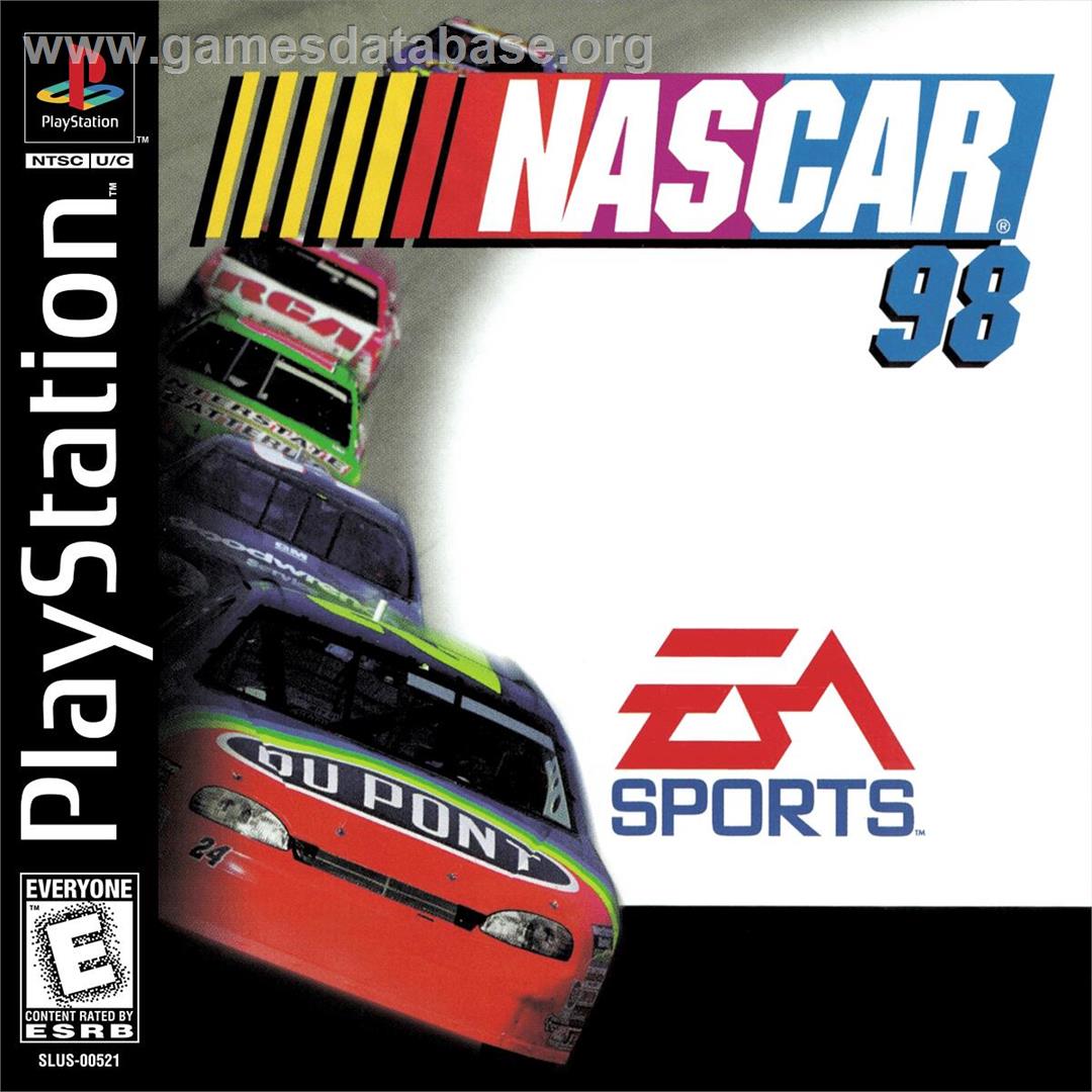 NASCAR 98 - Sony Playstation - Artwork - Box