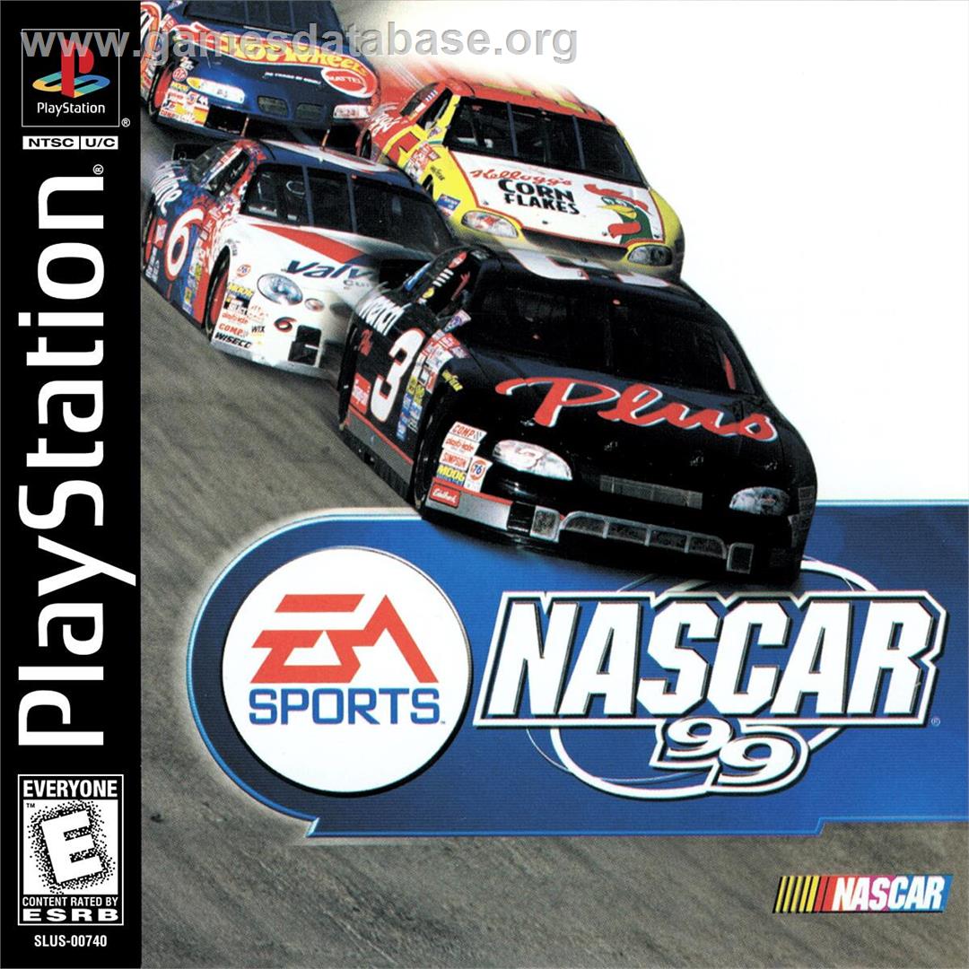 NASCAR 99 - Sony Playstation - Artwork - Box