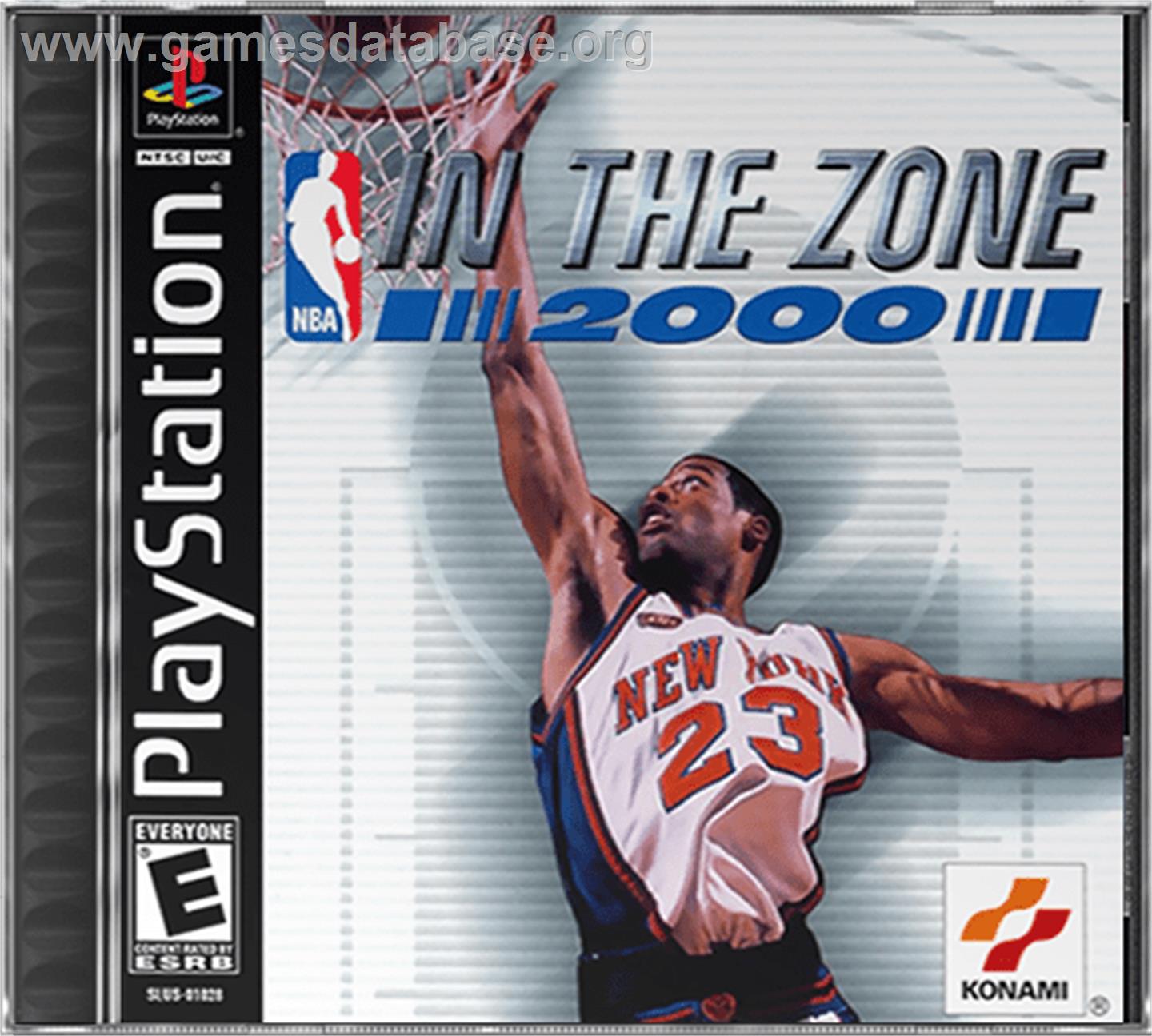 NBA in the Zone 2000 - Sony Playstation - Artwork - Box