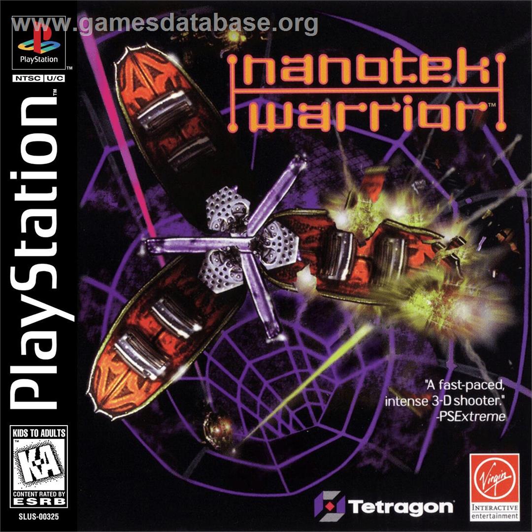 Nanotek Warrior - Sony Playstation - Artwork - Box