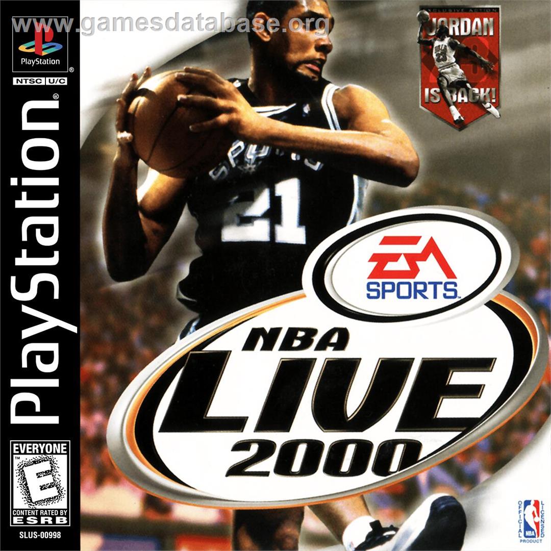 Nba Live 2000 - Sony Playstation - Artwork - Box