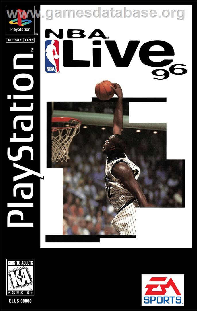 Nba Live 96 - Sony Playstation - Artwork - Box
