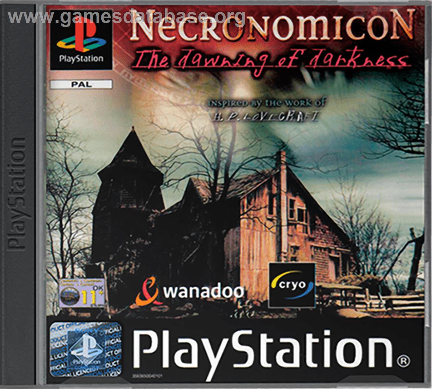 Necronomicon: The Dawning of Darkness - Sony Playstation - Artwork - Box