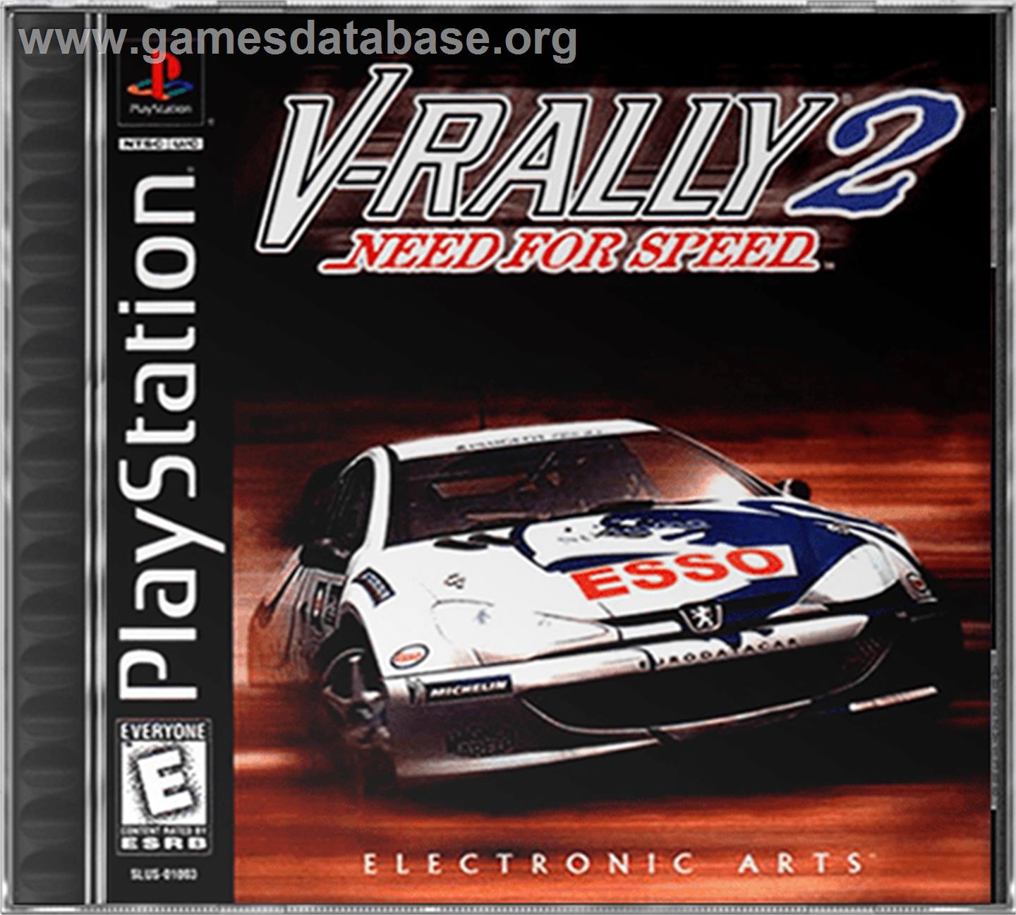 Need for Speed: V-Rally 2 - Sony Playstation - Artwork - Box
