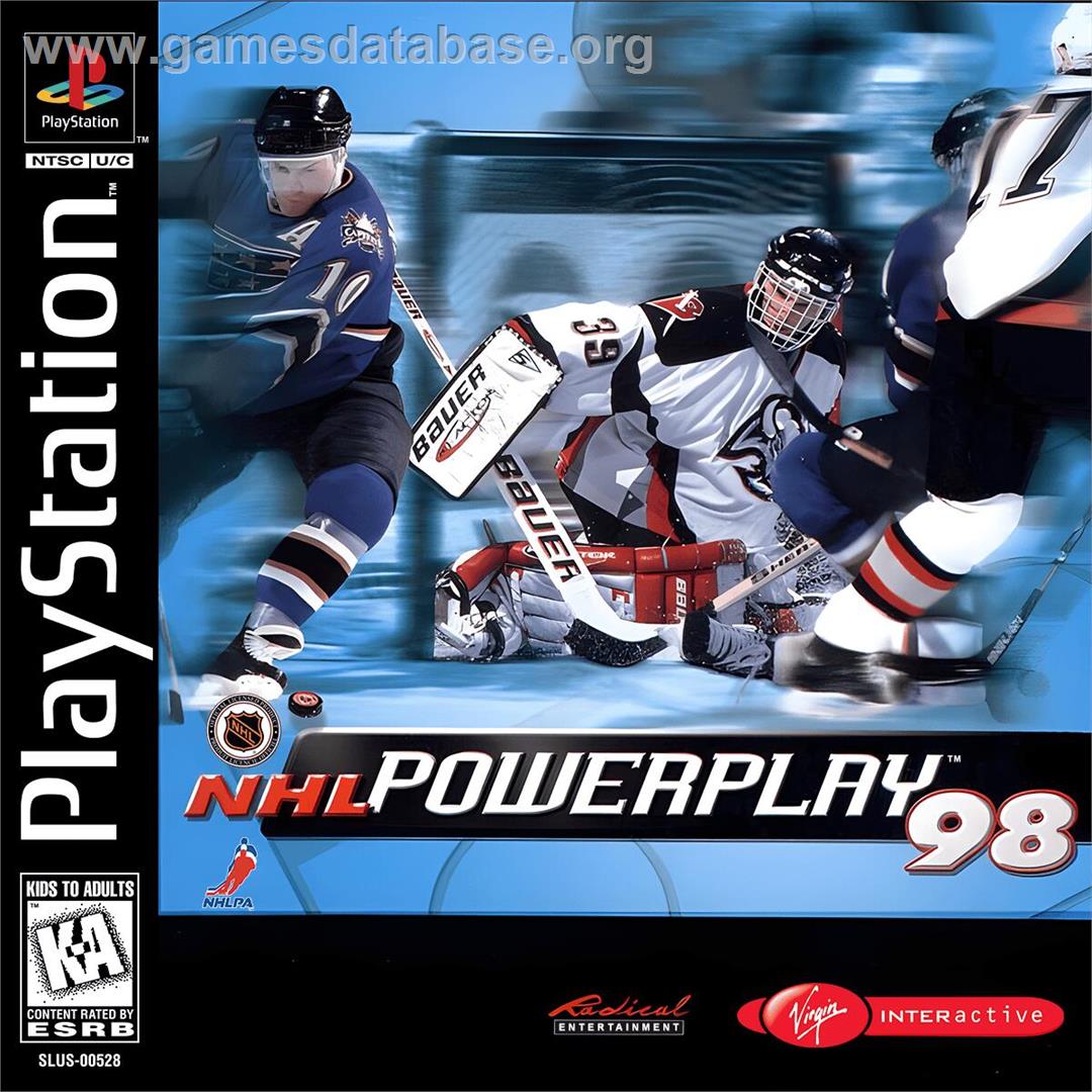 Nhl Powerplay 98 - Sony Playstation - Artwork - Box