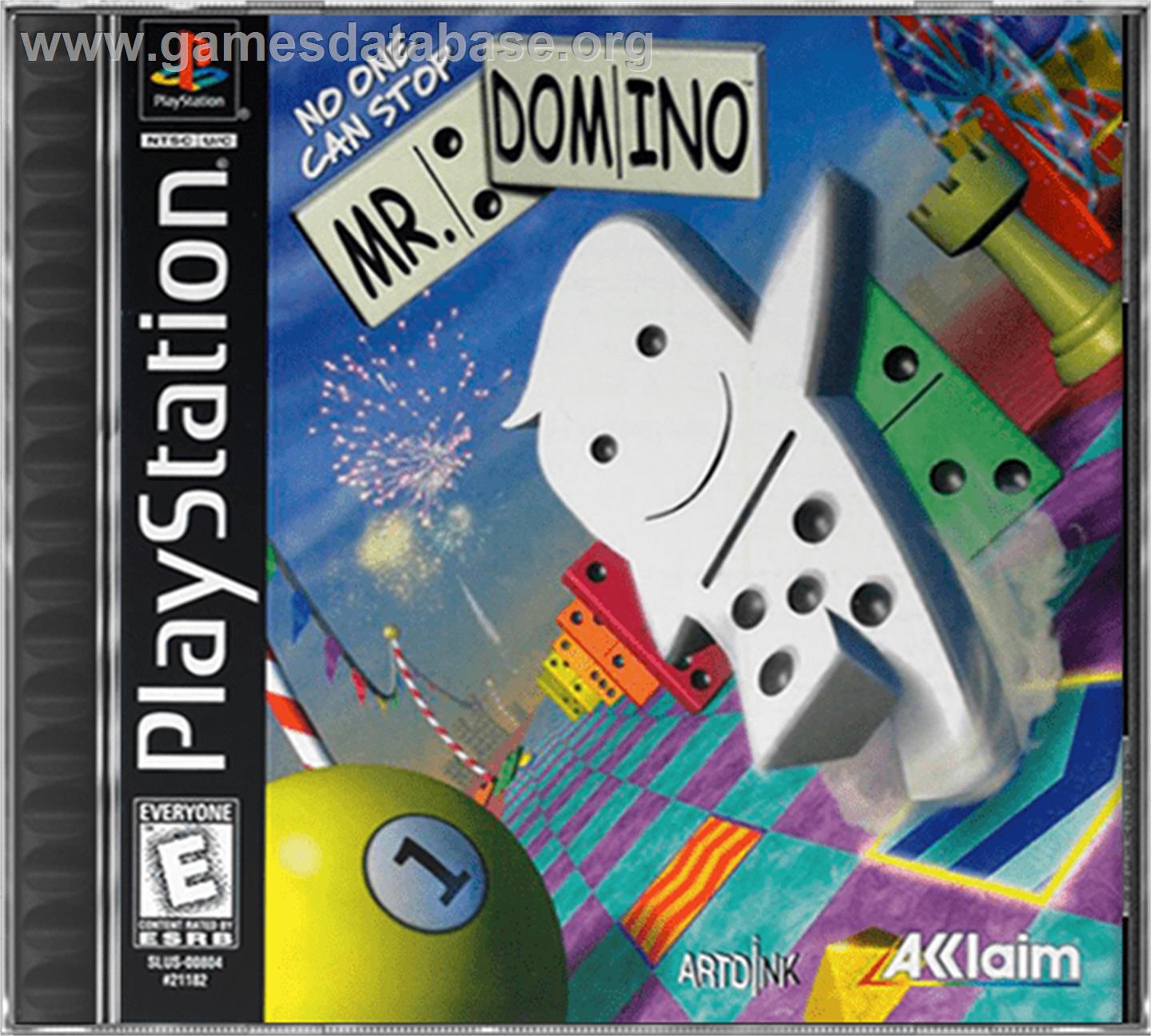 No One Can Stop Mr. Domino - Sony Playstation - Artwork - Box