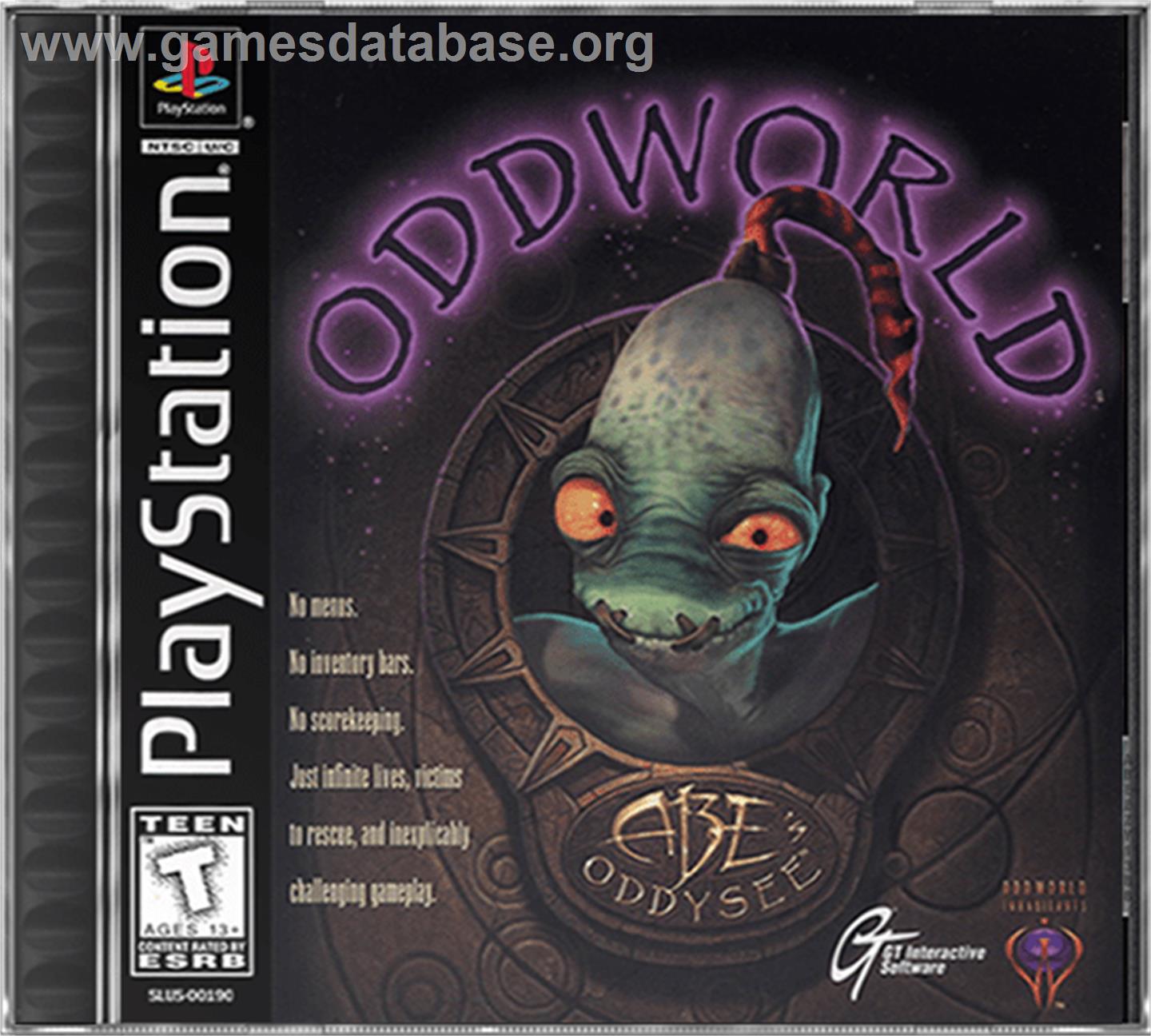 Oddworld: Abe's Oddysee - Sony Playstation - Artwork - Box
