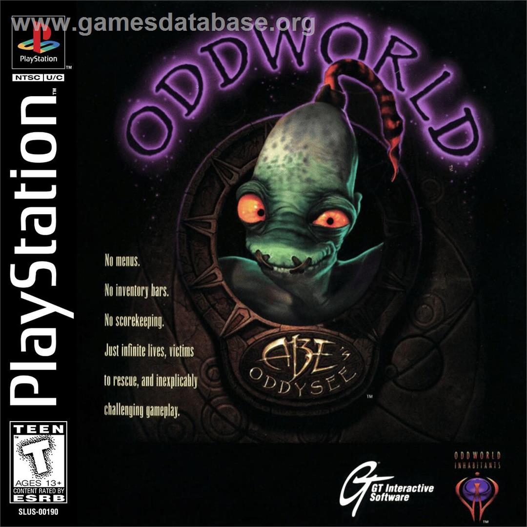 Oddworld - Abe's Oddysee - Sony Playstation - Artwork - Box
