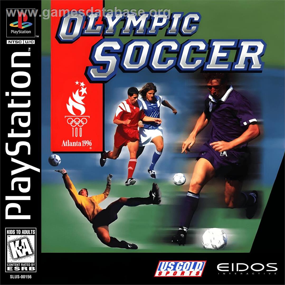 Olympic Soccer - Atlanta 1996 - Sony Playstation - Artwork - Box