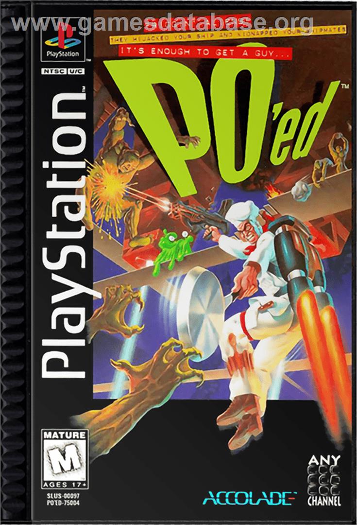 PO'ed - Sony Playstation - Artwork - Box