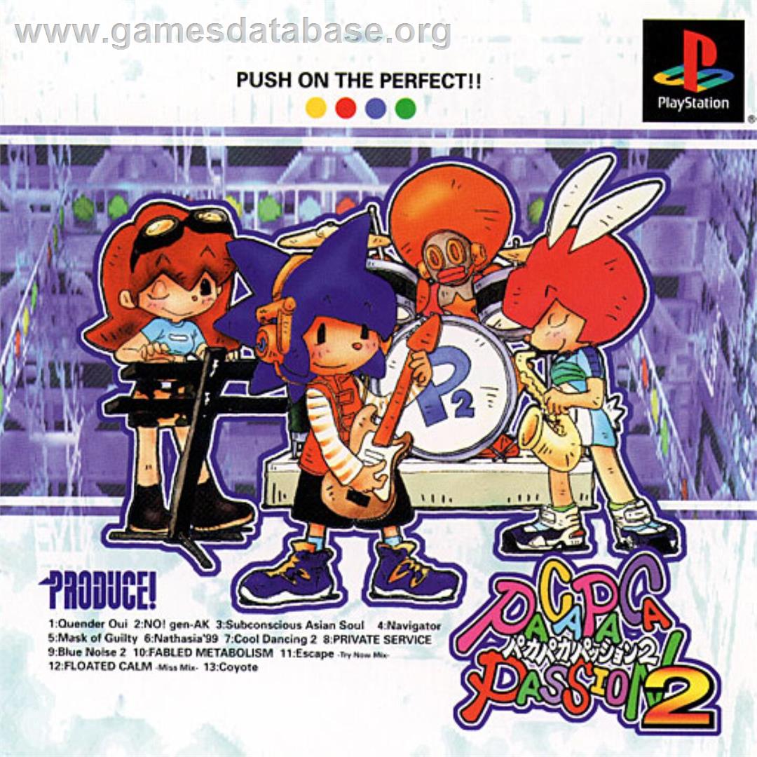 Paca Paca Passion 2 - Sony Playstation - Artwork - Box