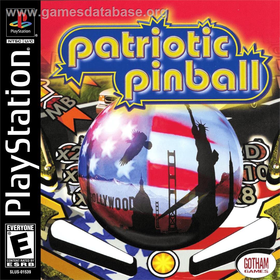 Patriotic Pinball - Sony Playstation - Artwork - Box