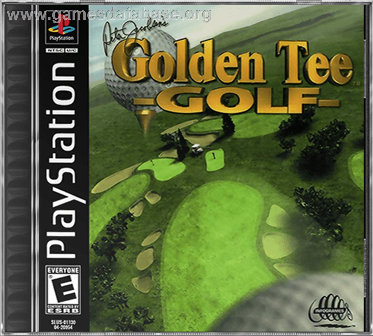 Peter Jacobsen's Golden Tee Golf - Sony Playstation - Artwork - Box