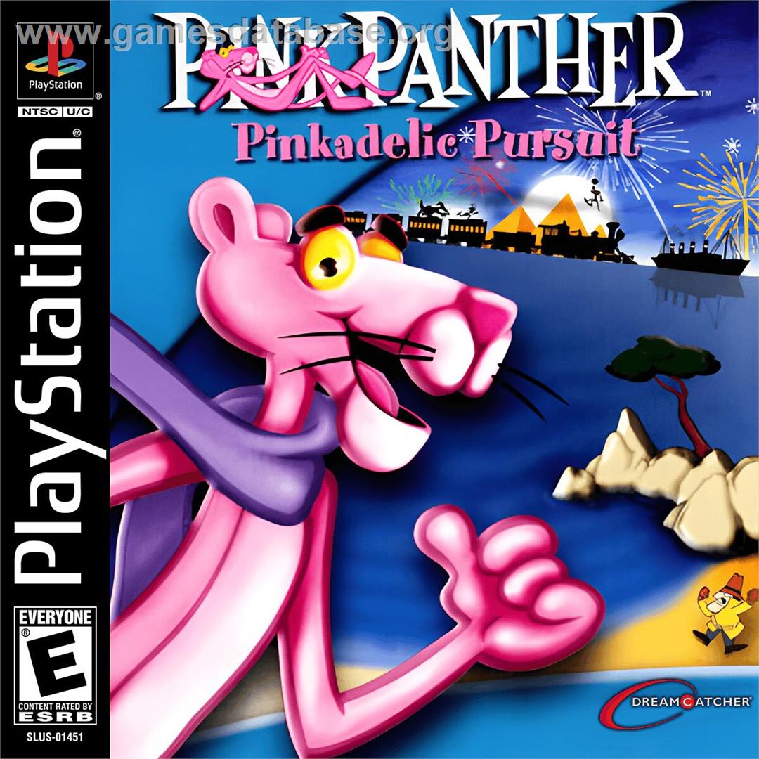 Pink Panther - Pinkadelic Pursuit - Sony Playstation - Artwork - Box