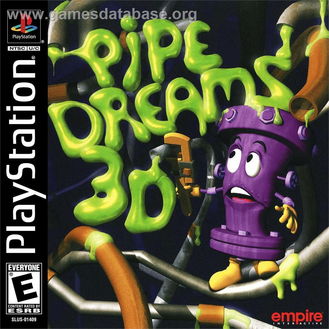 Pipe Mania 3d - Sony Playstation - Artwork - Box