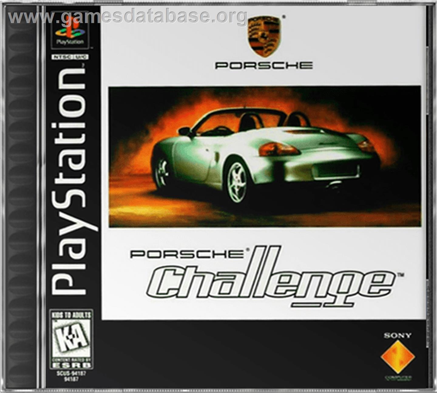 Porsche Challenge - Sony Playstation - Artwork - Box