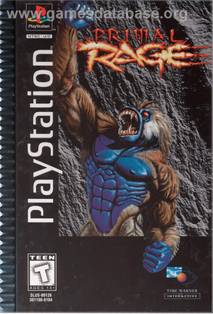 Primal Rage - Sony Playstation - Artwork - Box