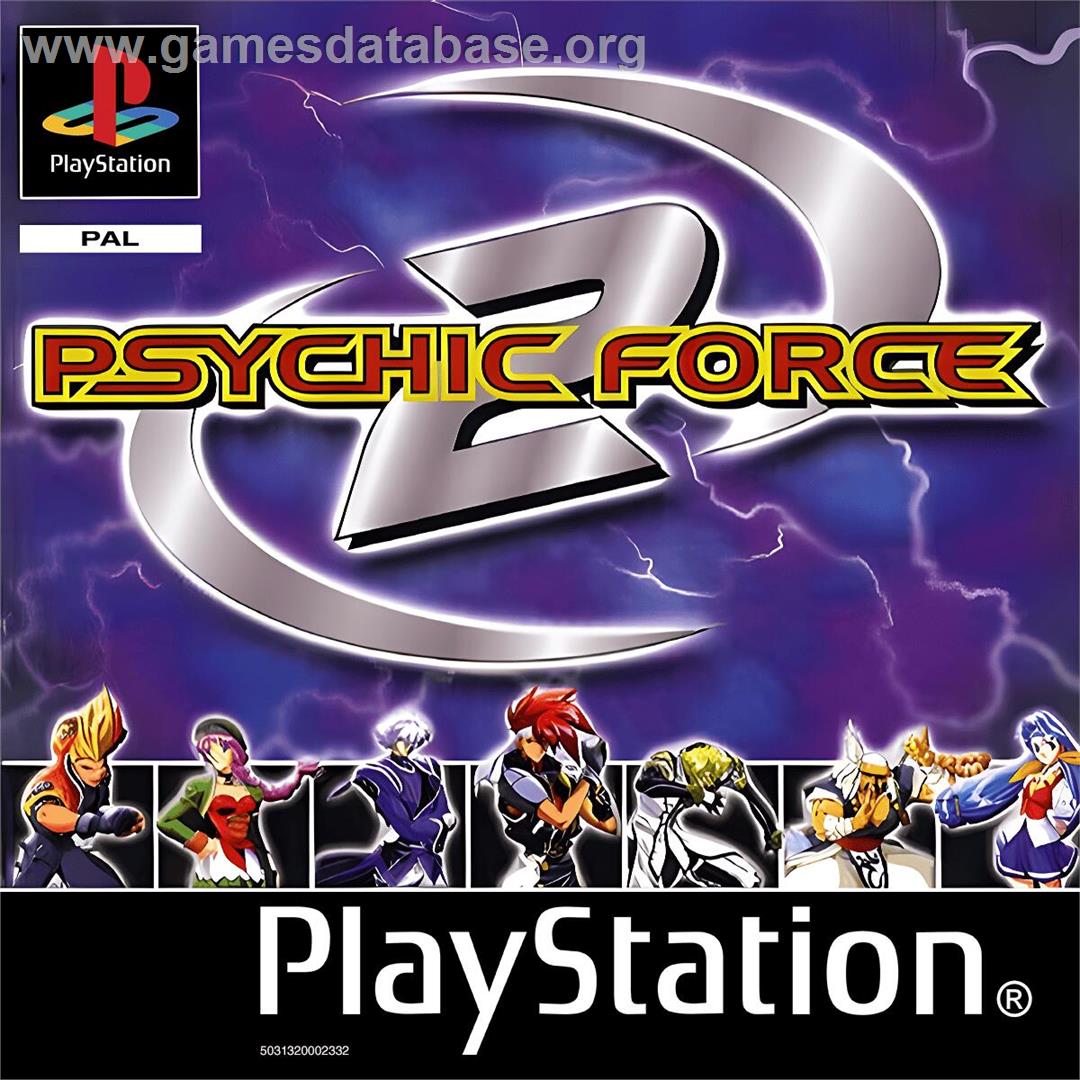 Psychic Force 2 - Sony Playstation - Artwork - Box