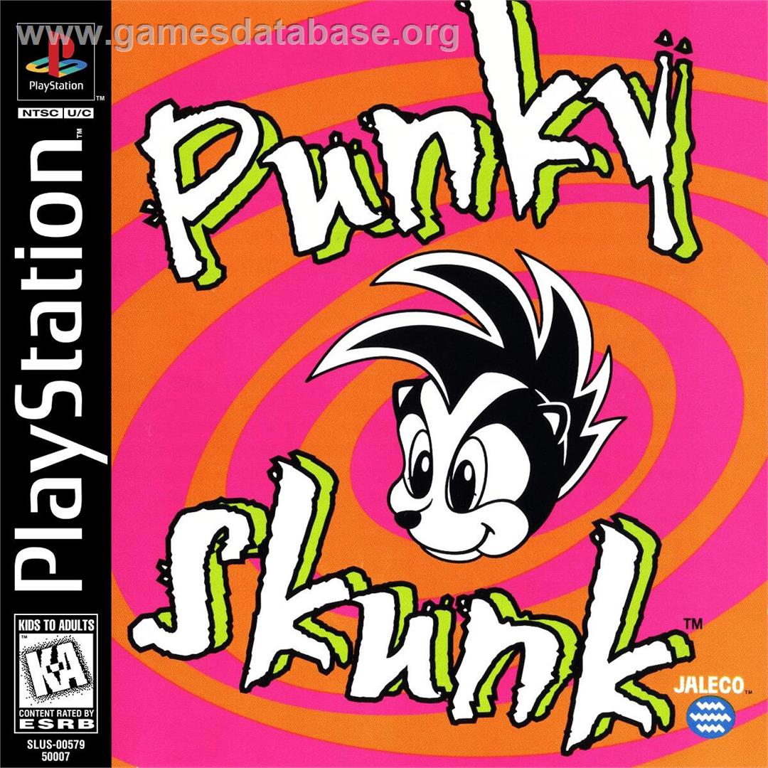 Punky Skunk - Sony Playstation - Artwork - Box
