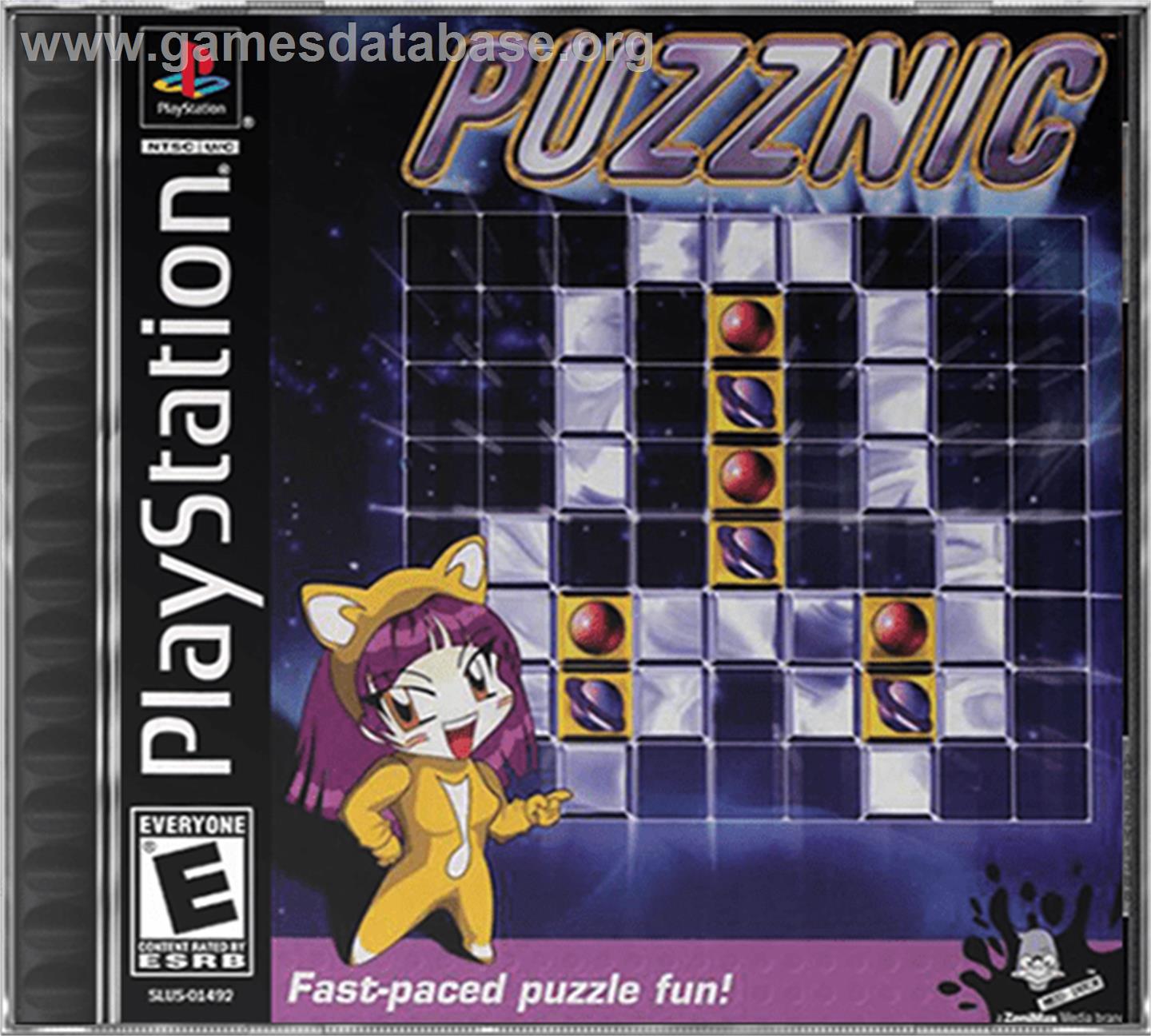 Puzznic - Sony Playstation - Artwork - Box