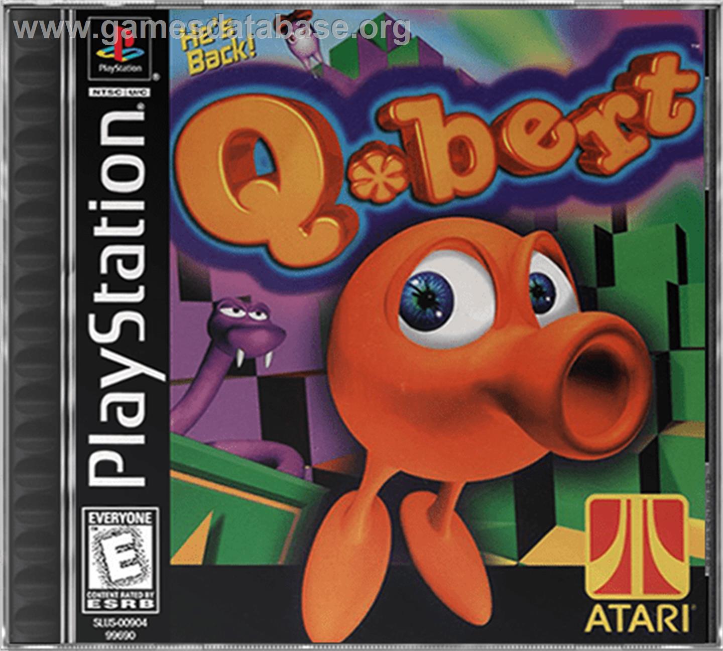 Q*Bert - Sony Playstation - Artwork - Box