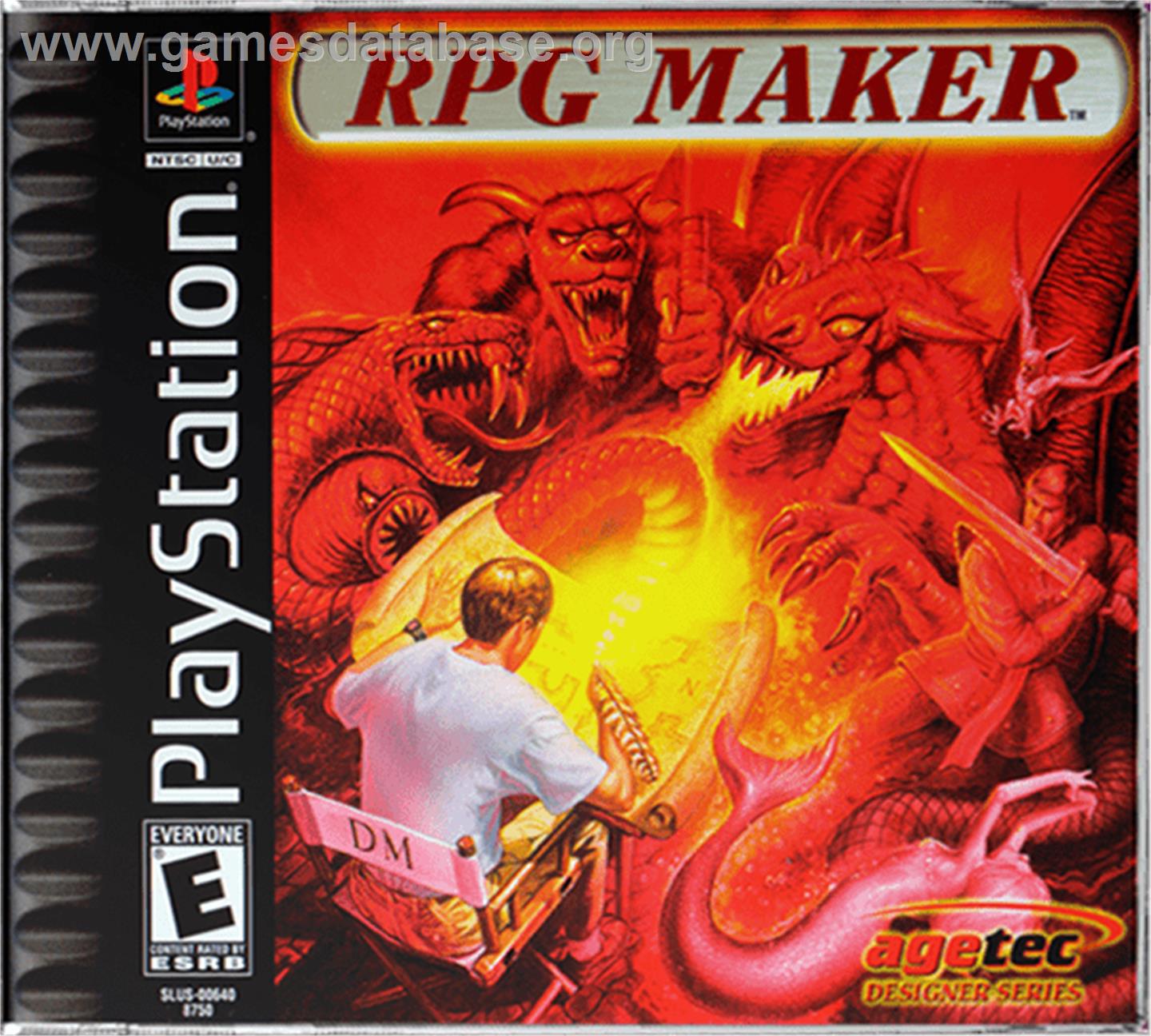 RPG Maker - Sony Playstation - Artwork - Box