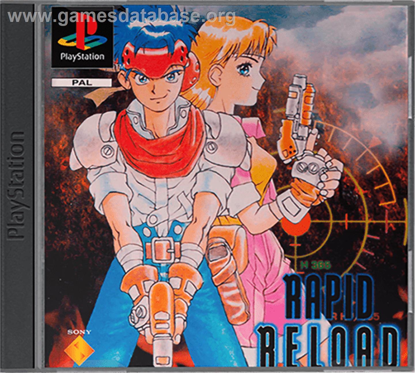 Rapid Reload - Sony Playstation - Artwork - Box