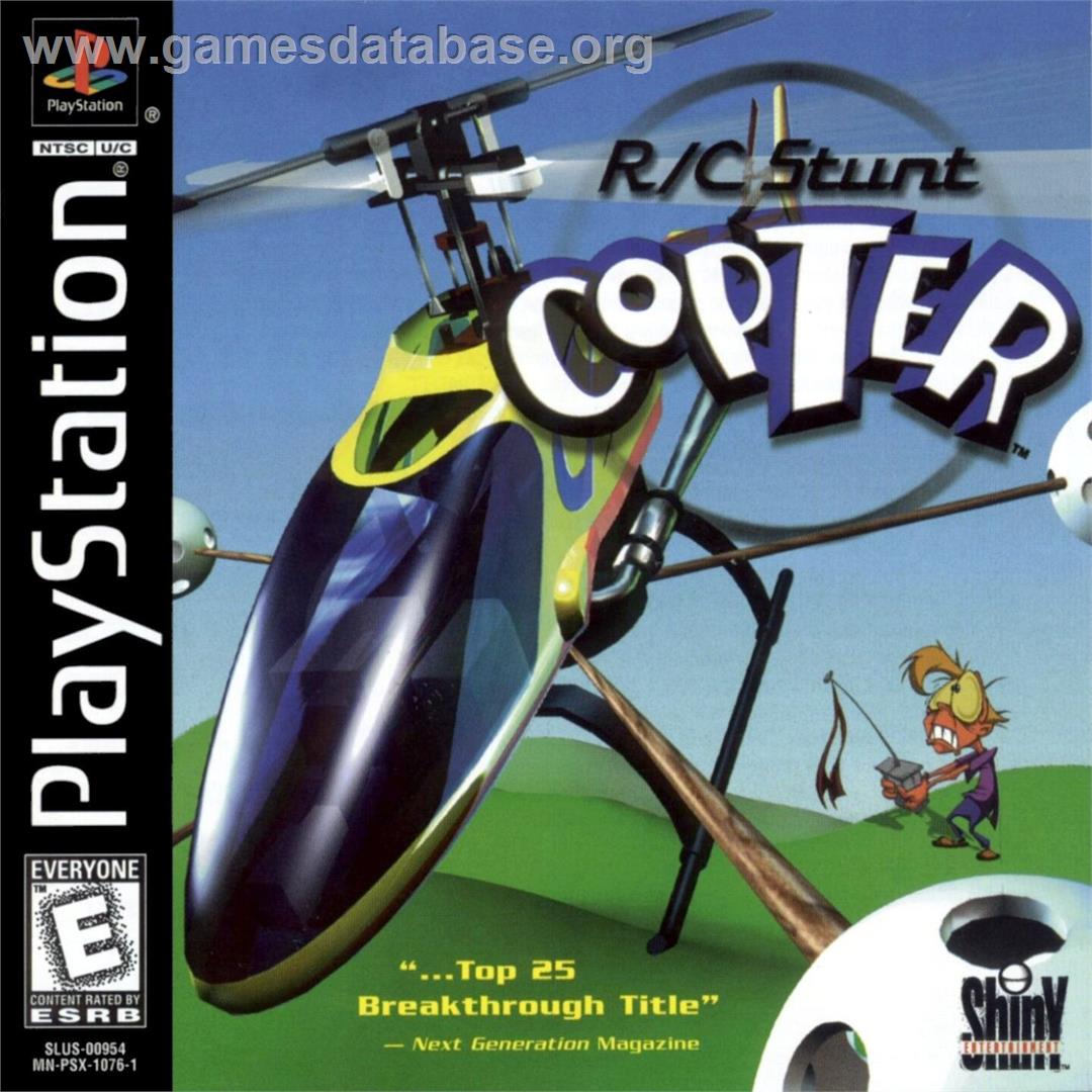 Rc Stunt Copter - Sony Playstation - Artwork - Box