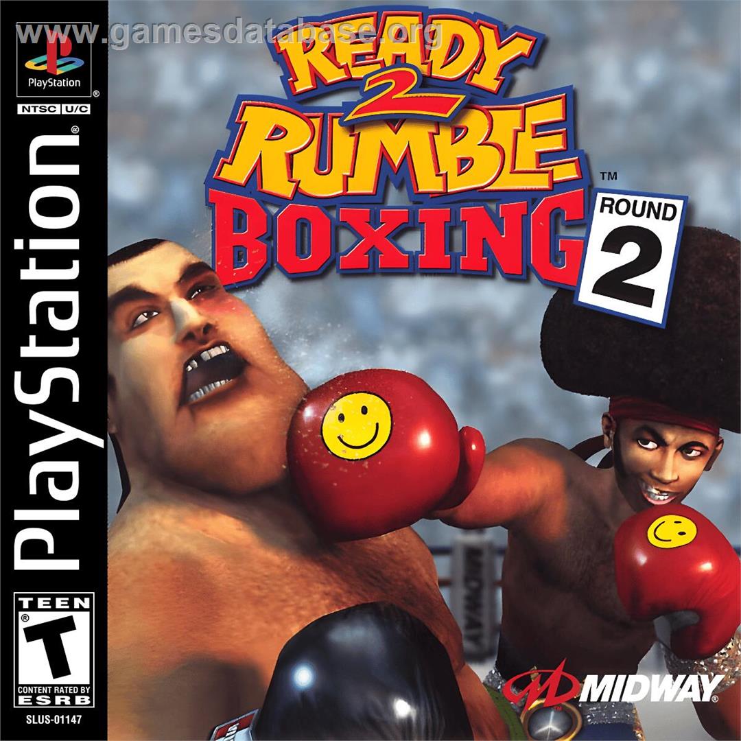 Ready 2 Rumble Boxing Round 2 - Sony Playstation - Artwork - Box