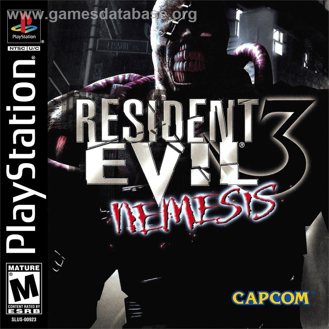 Resident Evil 3 - Nemesis - Sony Playstation - Artwork - Box
