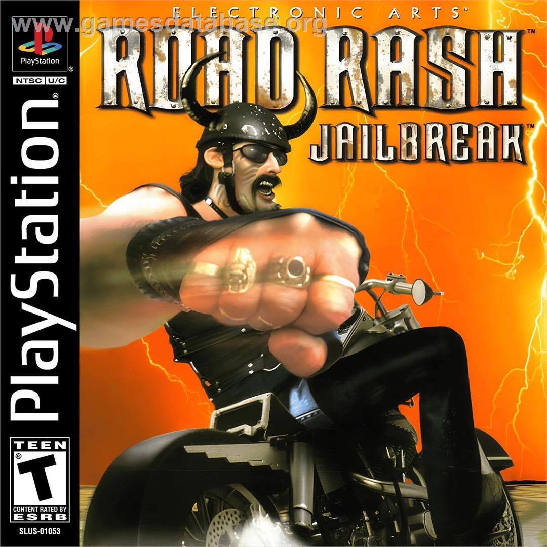 Road Rash - Jailbreak - Sony Playstation - Artwork - Box