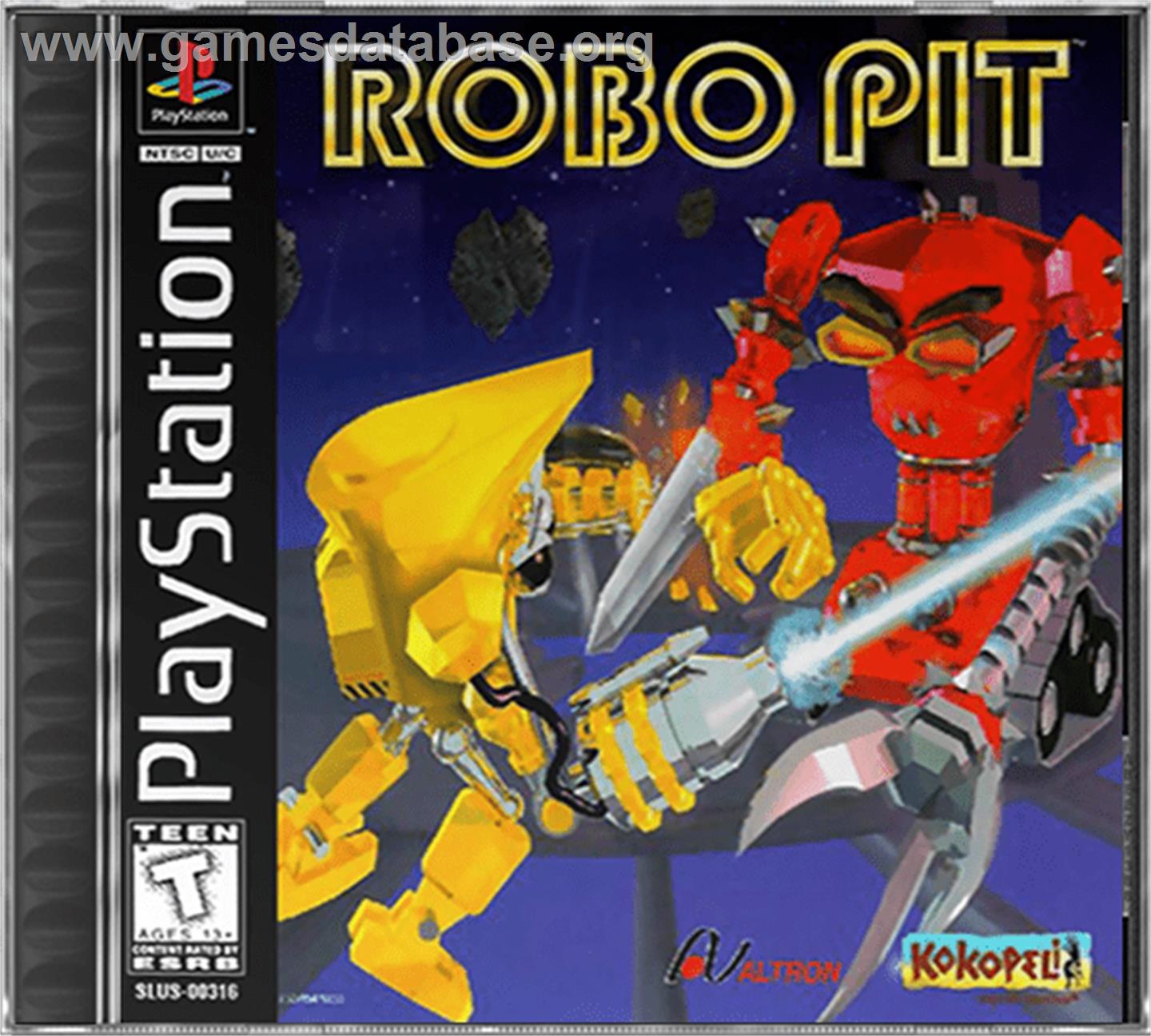Robo Pit - Sony Playstation - Artwork - Box