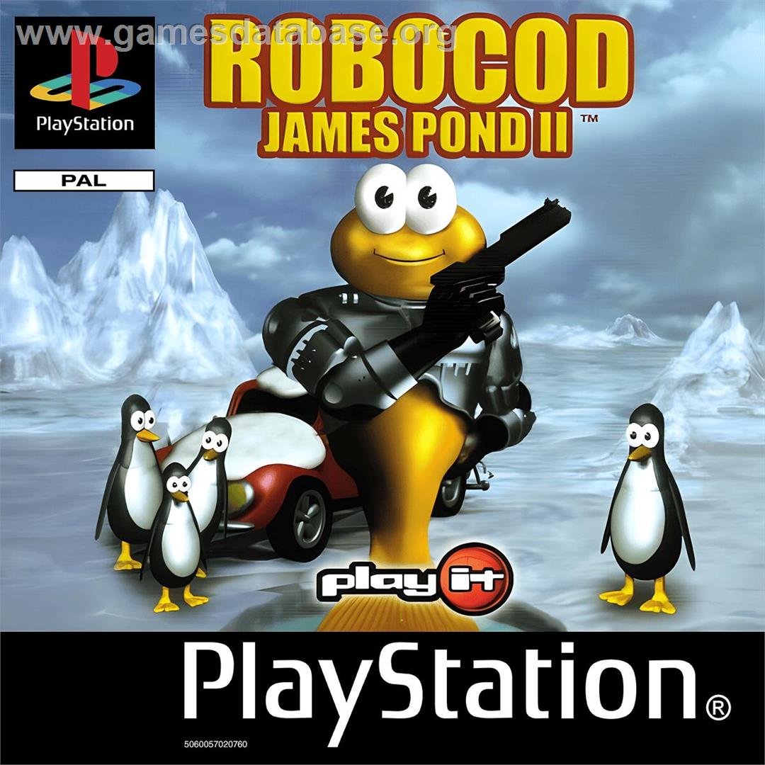 Robocod - James Pond 2 - Sony Playstation - Artwork - Box
