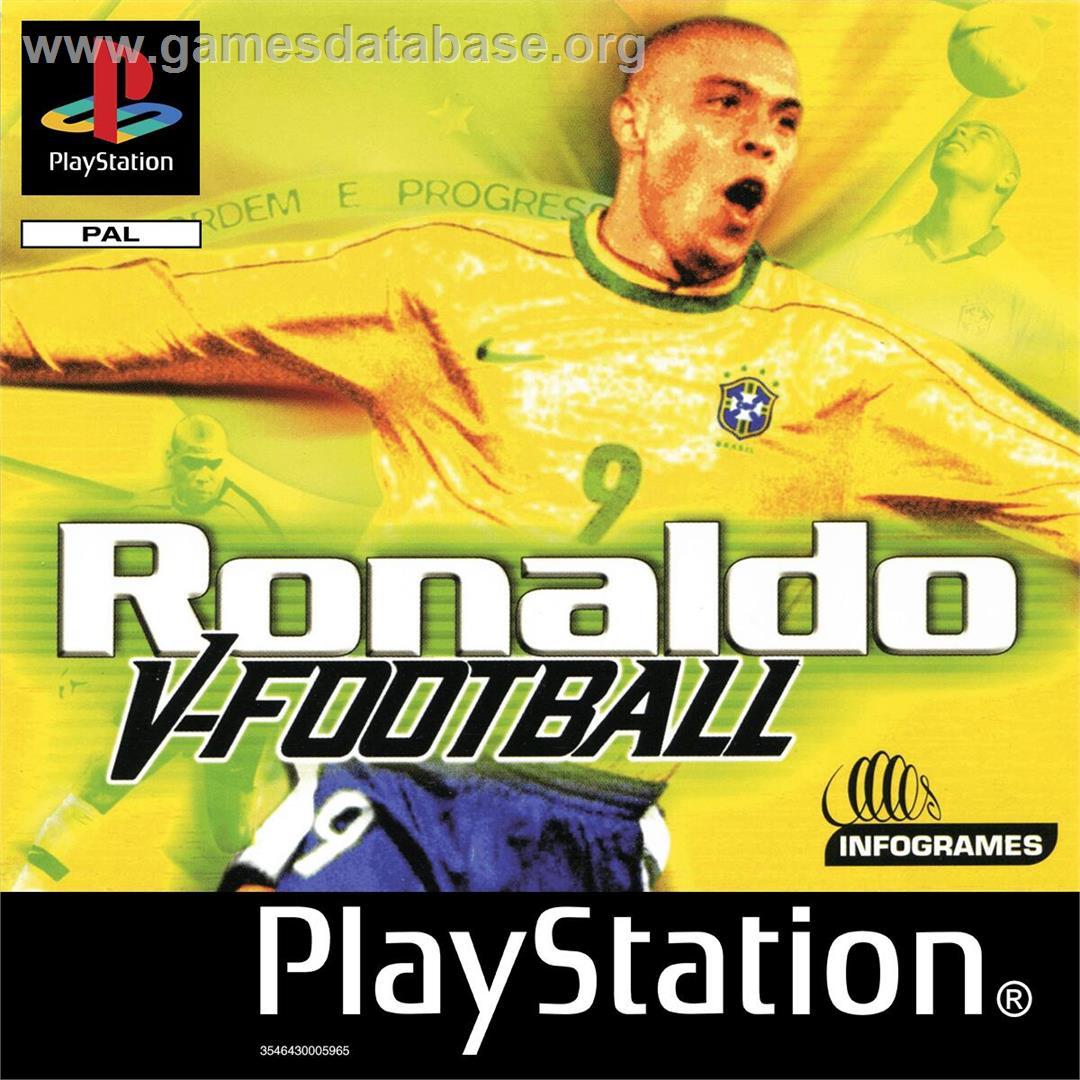 Ronaldo V-football - Sony Playstation - Artwork - Box