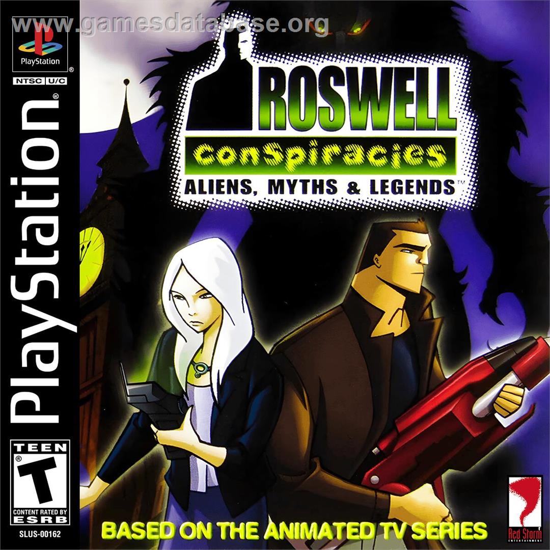 Roswell Conspiracies - Aliens, Myths And Legends - Sony Playstation - Artwork - Box