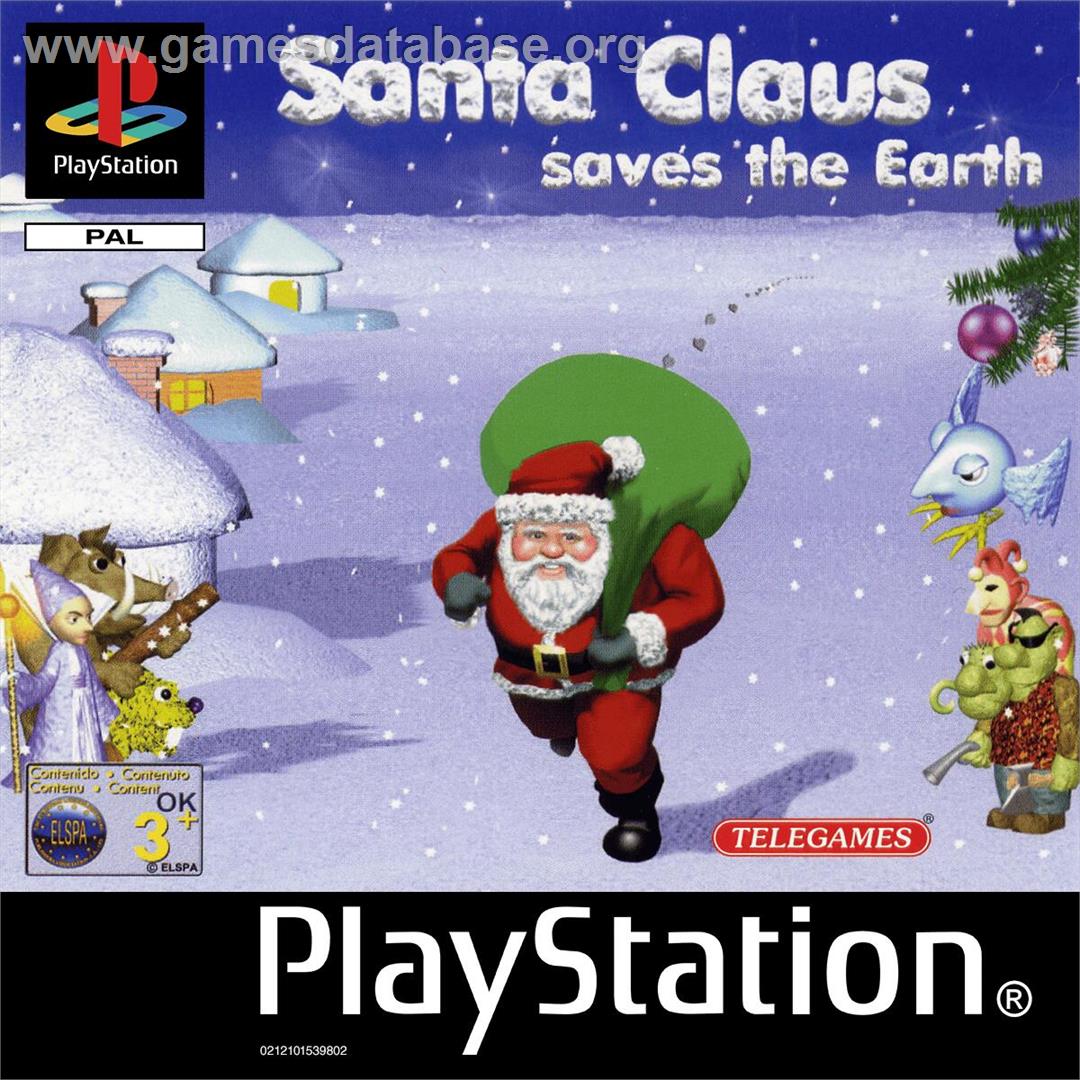 Santa Claus Saves The Earth - Sony Playstation - Artwork - Box
