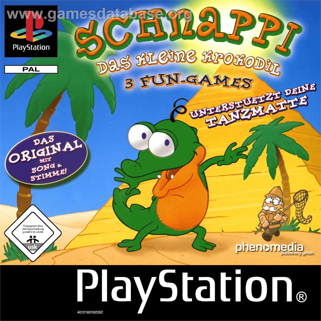 Schnappi - Das Kleine Krokodil - 3 Fun-games - Sony Playstation - Artwork - Box