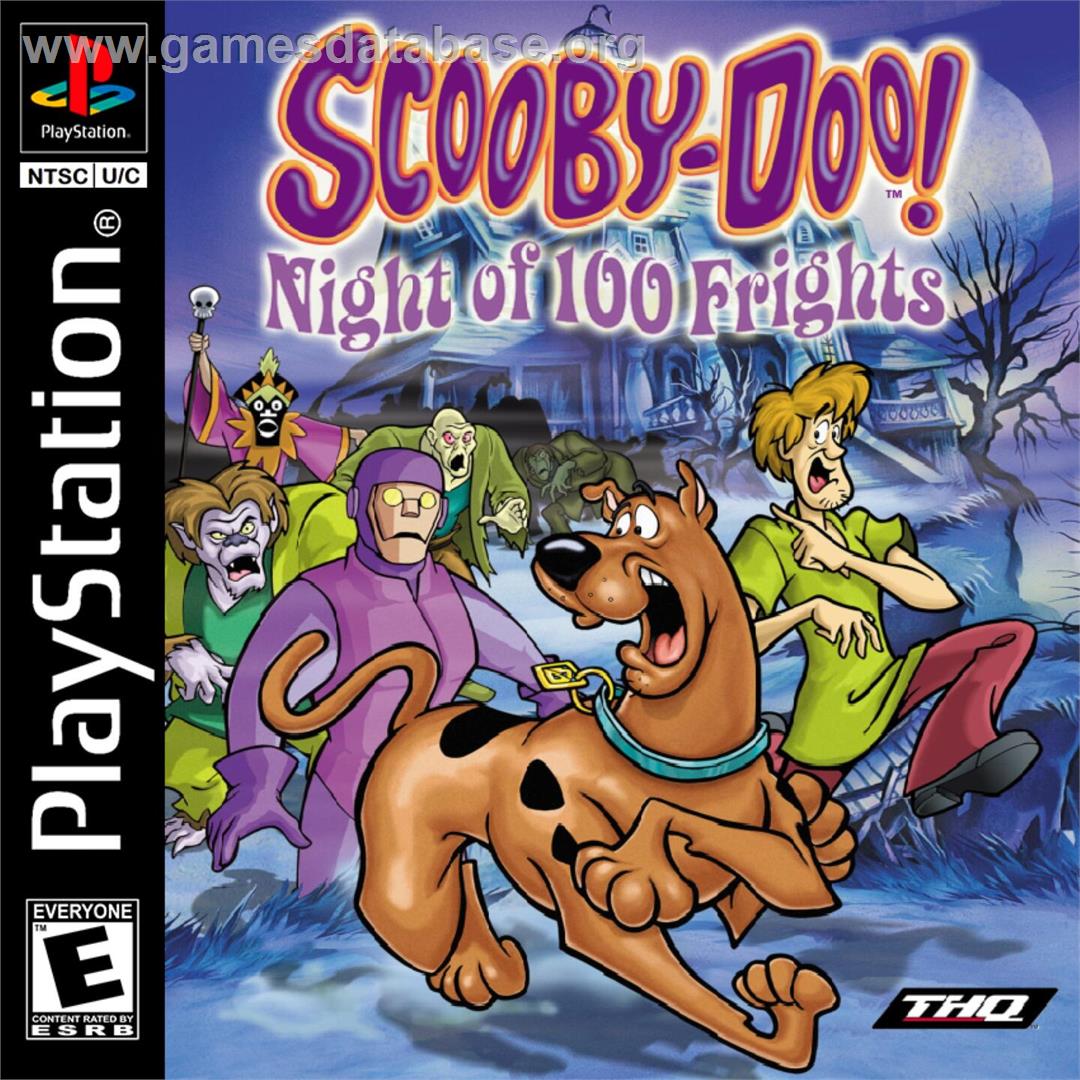 Scooby-Doo! Night of 100 Frights - Sony Playstation - Artwork - Box