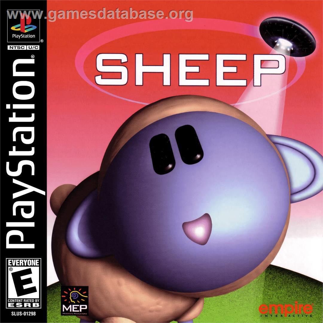 Sheep - Sony Playstation - Artwork - Box