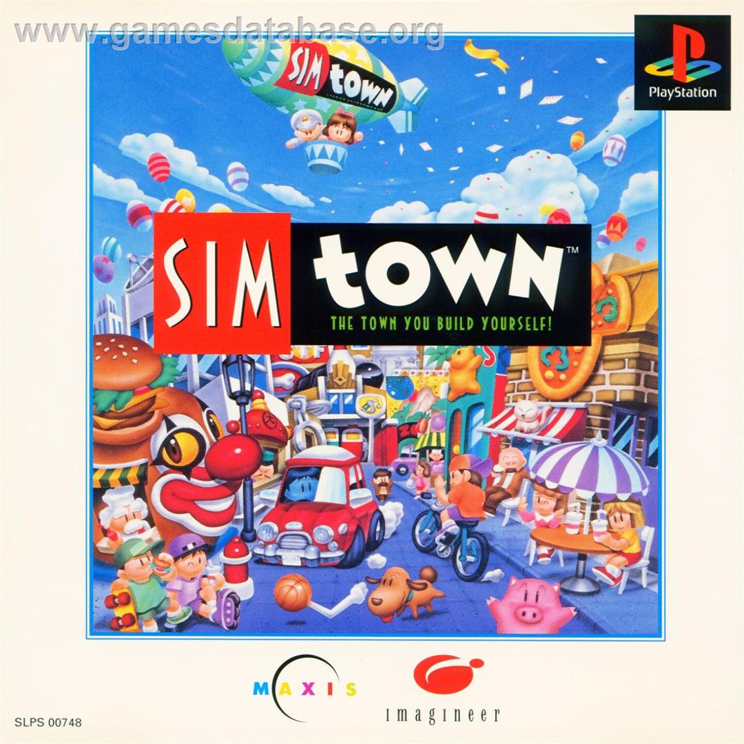 SimTown - Sony Playstation - Artwork - Box