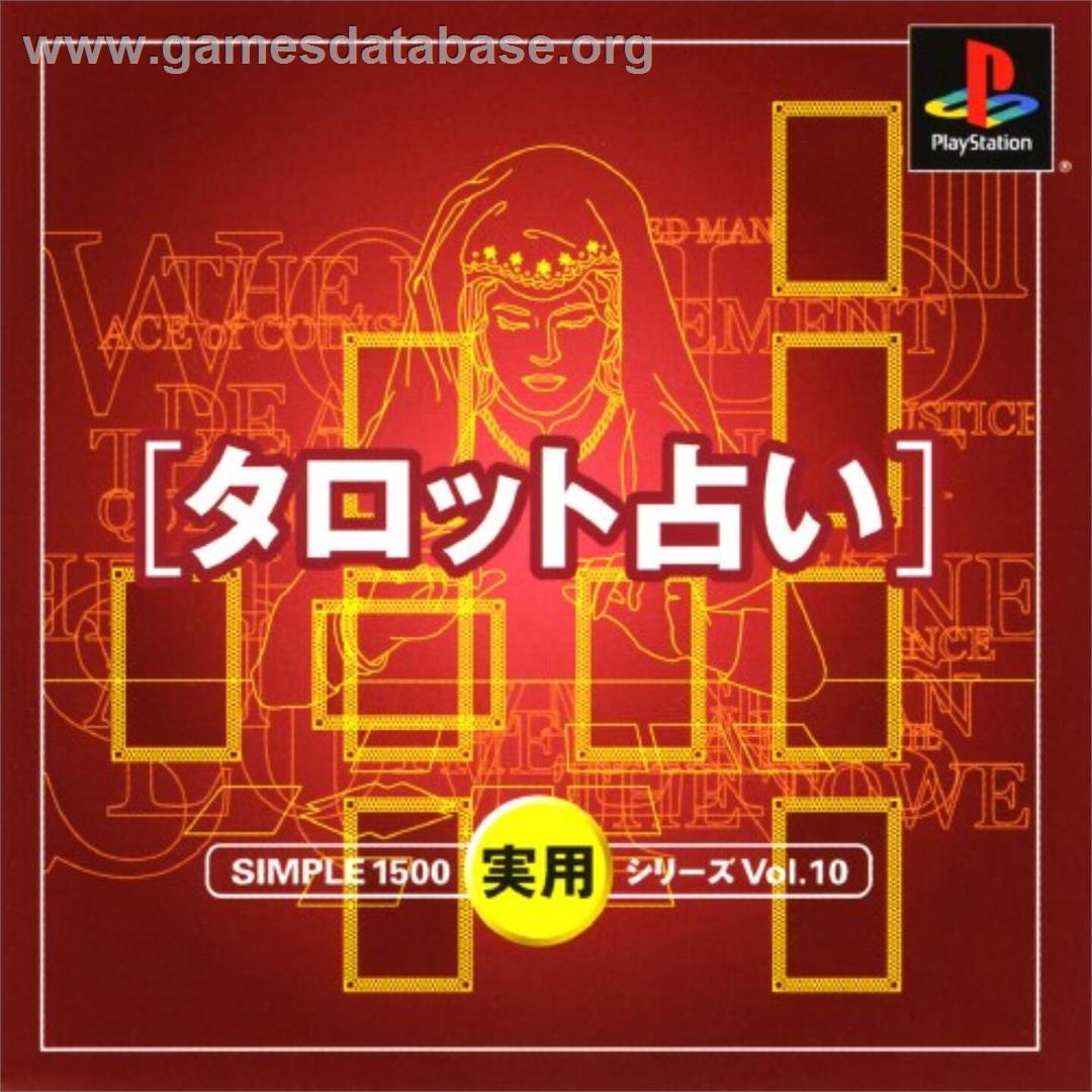 Simple 1500 Jitsuyou Series Vol. 10 - Tarot Uranai - Sony Playstation - Artwork - Box