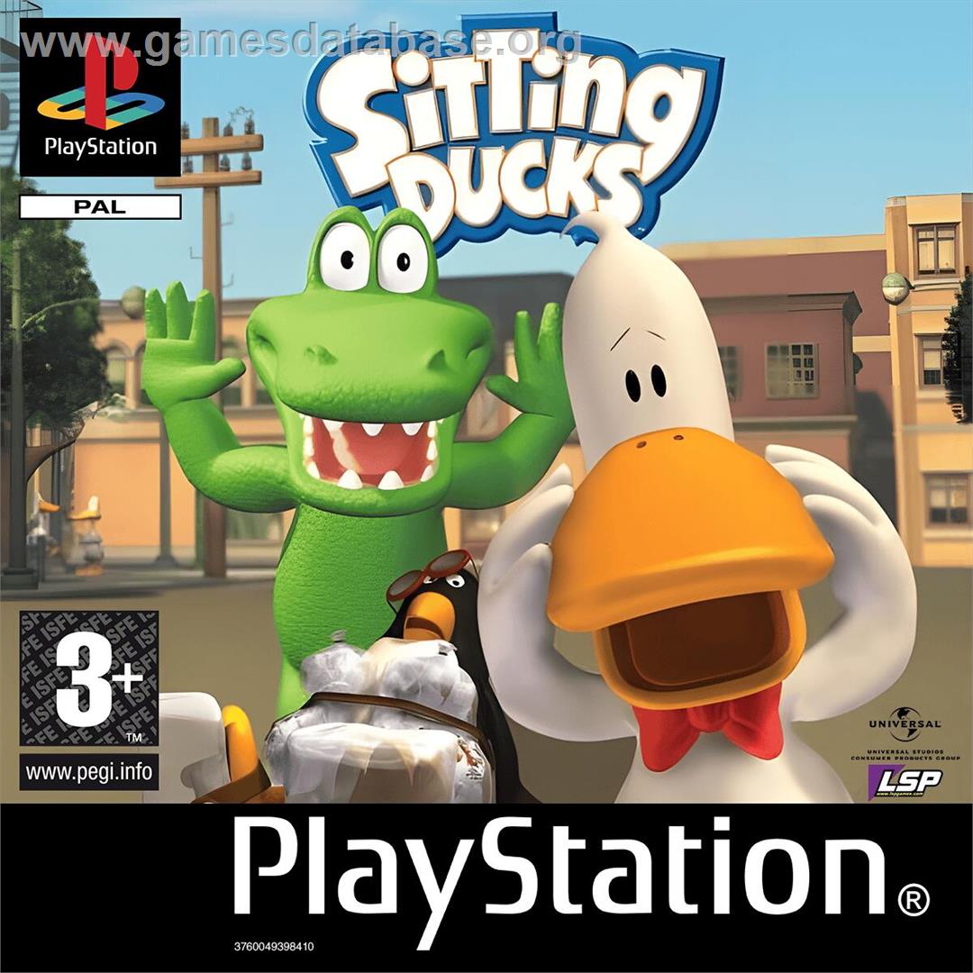 Sitting Ducks - Sony Playstation - Artwork - Box