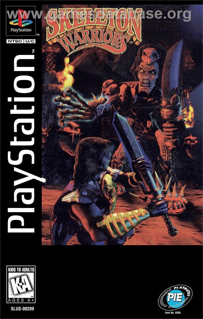 Skeleton Warriors - Sony Playstation - Artwork - Box